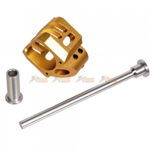 Dynamic Precision CNC Aluminium for Marui, WE G17/G18C Slide Compensator - Type A (Gold)