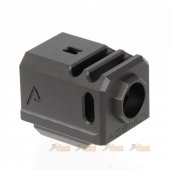 RWA Agency Arms 417 Compensator (14mm CCW) for Marui / VFC / WE-Tech G17 /G18C Airsoft GBB Series - Black