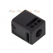 5KU 14mm CCW Metal Stubby Compensator for Marui G17 Series GBB (Black)