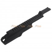 CYMA Top Cover with 20mm Rail for CYMA CM077 Airsoft AEG (Black)