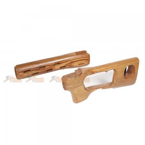real wooden handguard stock ak svd spring rifle
