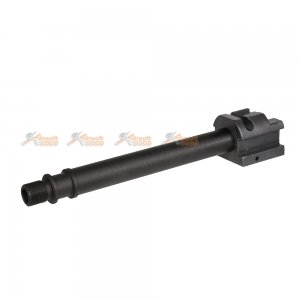 mock silencer aluminium threaded outer barrel set hk ump umg series airsoft aeg black