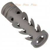 Metal14mm Anti-Clockwise CCW Flash Hider 05A (Black)