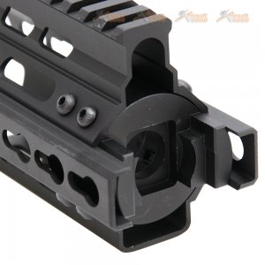 battleaxe aluminum extended keymod handguard rail marui p90 aeg black