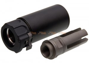 5ku metal dummy 95mm warden blast diffuser 14mm ccw black