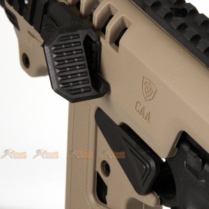 caa airsoft micro roni pistol carbine conversion glock series gbb de