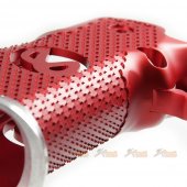 airsoft surgeon rwa infinity cnc aluminum aggressive mobius grip set marui hicapa series crimson red