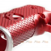 airsoft surgeon rwa infinity cnc aluminum aggressive mobius grip set marui hicapa series crimson red