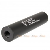 APS 150mm Mock Silencer for AEG / GBB Rifle (14mm CW/CCW, Black)