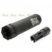 150mm Metal Silencer Set with Flash Hider for AEG / GBBR CCW14 Outer Barrel