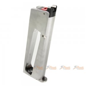 nemc01 1911 metal single stack co2 magazine we nemc01 1911 airsoft gbb silver