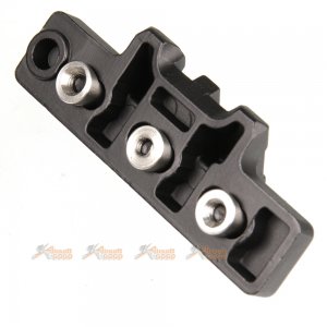 45 degree key rail system keymod system black