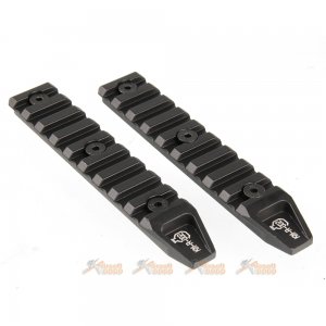 ARES 4.5 inch Key Rail System for Keymod System (2pcs , Black)