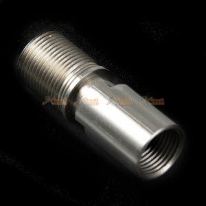 14mm cw outer barrel adapter ksc kwa mp7a1 airsoft gbb silver