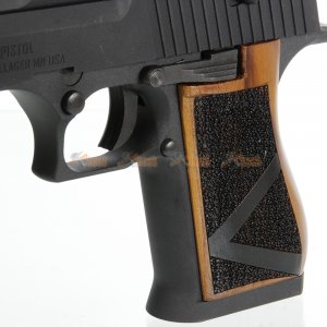 wood grips we desert eagle airsoft gbb pistol