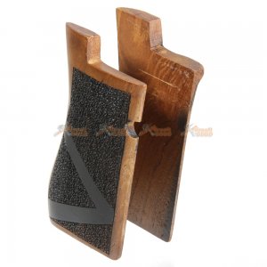 wood grips we desert eagle airsoft gbb pistol