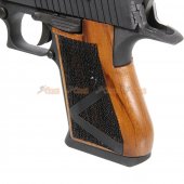 wood grips we desert eagle airsoft gbb pistol