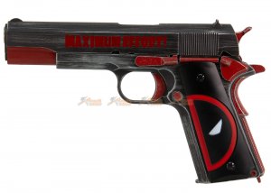 deadpool pistol armorer works custom deadpool 1911 gas blowback pistol gbb