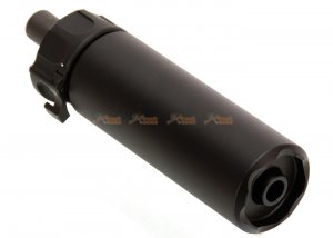 socom 46 style mini dummy silencer  12mm ccw flash hider marui mp7 gbb black