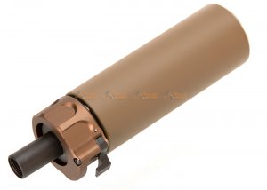 socom 46 style mini dummy silencer  12mm cw flash hider vfc kwa kwc mp7 gbb de