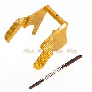 KF Airsoft Thumb Safety Selector for Tokyo Marui, WE Hi-Capa 5.1 GBB (Gold)