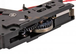 metal gearbox ics m4 series aeg rear wire black