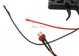 metal gearbox ics m4 series aeg rear wire black