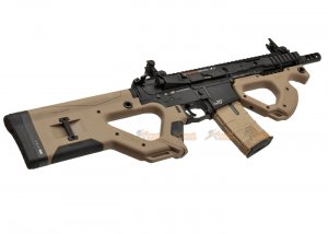 ics cqr m4 ebb rifle s3 electronic trigger tan licensed by asg hera arms