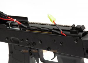 cyma zhukov style akm aeg rifle folding stock black