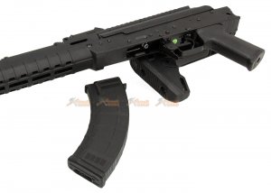 cyma zhukov style akm aeg rifle folding stock black