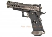 armorer works hx2501 hicapa gbb pistol 2 tone hex cut slide