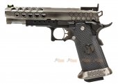 armorer works hx2501 hicapa gbb pistol 2 tone hex cut slide