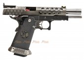 armorer works hx2501 hicapa gbb pistol 2 tone hex cut slide