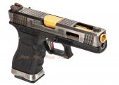 WE-Tech G18C T3 GBB pistol (Silver/ Gold / Black)