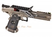 aw custom 6 inch hx2202 hicapa 5.1 gbb pistol scope mount silver