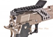 aw custom 6 inch hx2202 hicapa 5.1 gbb pistol scope mount silver