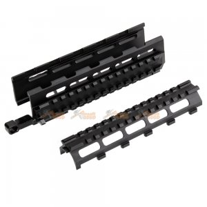 cyma 7 inch aluminum handguard cyma sig 552 aeg black