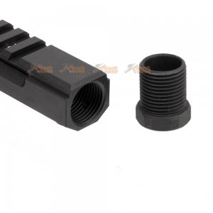 5ku aluminum railed gas tube ghk lct standard ak series gbbr black