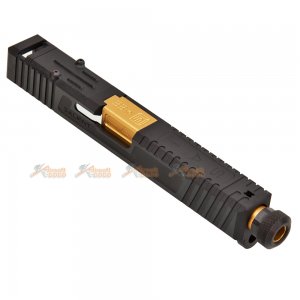 EMG SAI Aluminium Tier One Slide Kit (Gold Barrel) with RMR Cut for Umarex G17 GBB