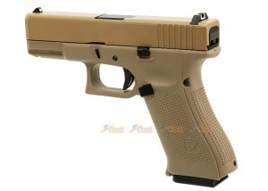 we gen5 alloy silde g19X gbb pistol tan