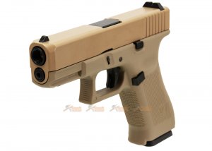 we gen5 alloy silde g19X gbb pistol tan