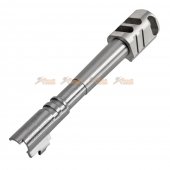 5ku hubrid cal.45 steel outer barrel copper compensator type a marui hicapa 5.1 gbb (Silver)