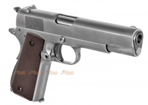 WE Alloy M1911 CO2 Blowback Pistol (Silver)
