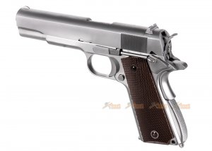 we alloy m1911 cO2 blowback pistol silver