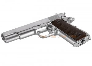 we alloy m1911 cO2 blowback pistol silver