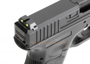 army alloy slide r17-2 g17 gbb pistol black