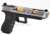 EMG TTI Glock G34 Gen 4 GBB Pistol (G&P Custom) - Two Tone Slide with RMR Cut (VFC Platform)