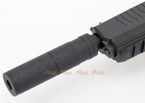 aps extended inner barrel mock silencer set silencer adapter acp601 series gbb