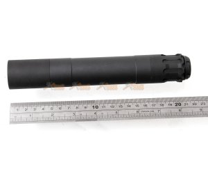 rgw obs style dummy silencer umarex vfc mp5 aeg 14mm ccw adapter black