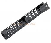 5KU VS-25 AK KeyMod Long Tubular Aluminium Handguard for AK-105 Series AEG (Black)